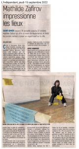 L'Indépendant 16 sept 22