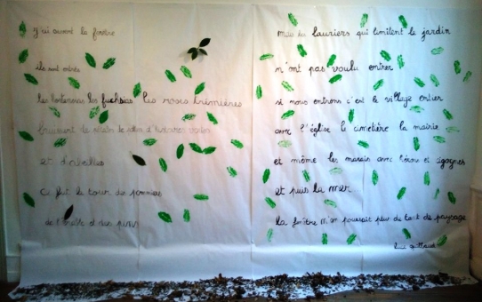 Luce Guilbaud et les lycéens de La Malassise, l'esprit des lieux - du 18 au 20 mars 2016